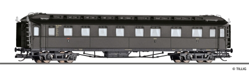 Tillig 12012 - TT - Personenwagen 1./2./3. Kl., DB, Ep. III